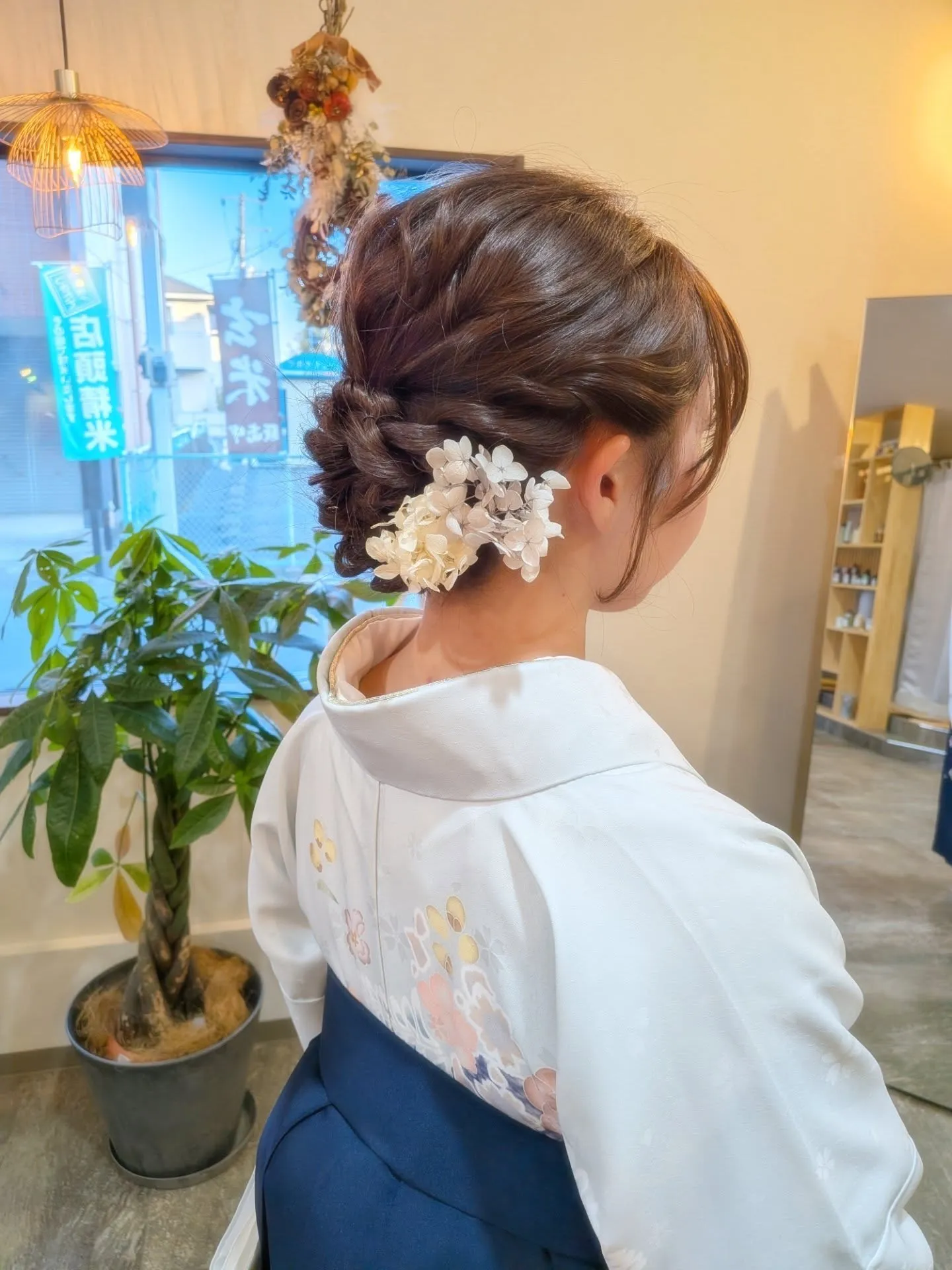 卒業式の袴お支度させていただきました✨