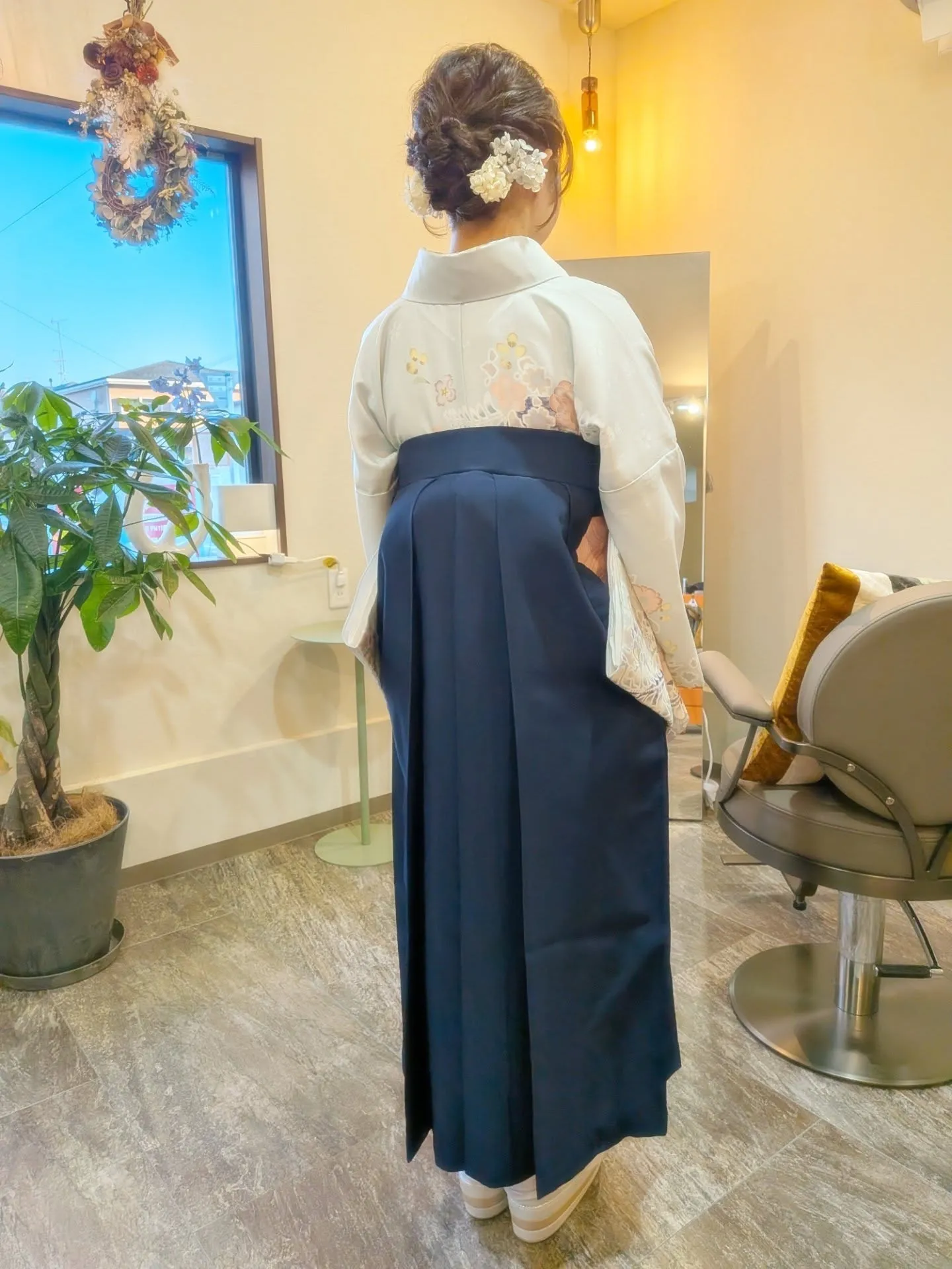 卒業式の袴お支度させていただきました✨